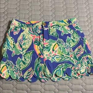 Lilly Pulitzer Skort with scallop edges